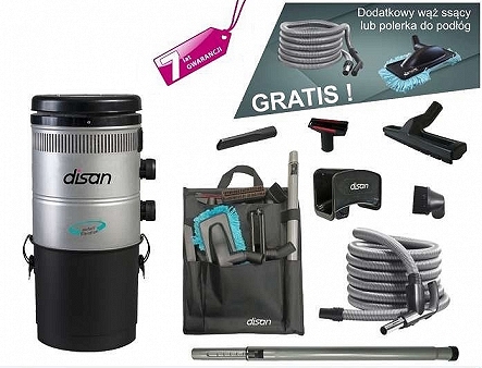 Disan ZSA 251/K Silent + zestaw sprzątający 9m on/off + MOP Gratis