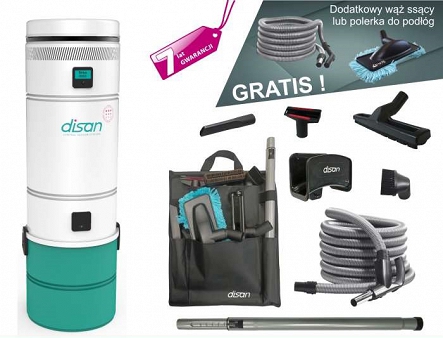 Disan ZSA 252 NAOS + zestaw sprzątający 9m on/off + MOP gratis