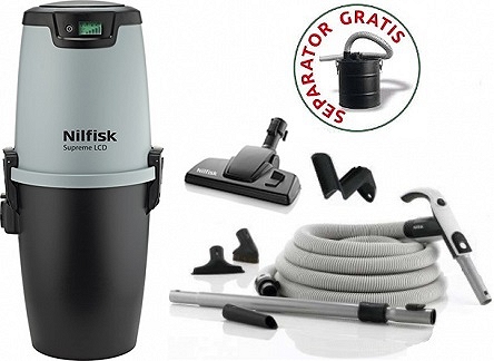 Nilfisk Supreme LCD + Zestaw sprzątający 10m + Separator kominkowy GRATIS !!!